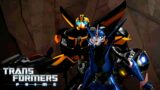Transformers: Prime | Bumblee & Arcee | Compilation | Animation | Transformers Official