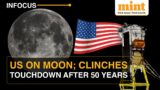 US Pulls Off Moon Landing After 50 Years | Odysseus Lands Down Near Lunar South Pole | Watch