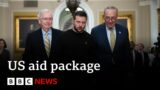 US Senate's $95bn for Ukraine, Israel and Taiwan faces uphill battle in House | BBC News