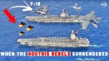 USS D.Eisenhower aircraft carriers vs Houthis rebels In Red Sea