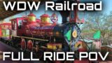 Walt Disney World Railroad FULL Ride POV
