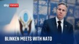 Watch live: US Secretary of State Antony Blinken meets with NATO Secretary-General Jens Stoltenberg