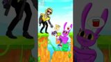 Who will Help Mermaid Jax punish Bad Skibidi Toilet and rescue Baby Pomni? | Funny Animation #shorts