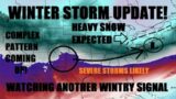 Winter storm update! Heavy snow & severe storms expected! Another storm signal brewing..