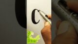 Write "C" in Time New Roman #asmr #satisfying #moderncalligraphy #letter