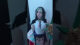 Xiao cosplay, recorded the video at two separate times so that was fun #genshinimpact #xiaocosplay