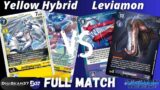 Yellow Hybrid VS Leviamon | Digimon Card Game | EX5 Animal Colosseum