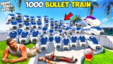 1000 Bullet Train Try To Kill Franklin & Avengers in GTA 5 ! | GTA 5 AVENGERS