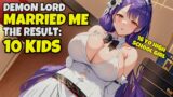 16 YO Isekai'd Girl Is Summoned To Marry Demon Lord And Becomes A Mother With 10 Kids | Manga Recap