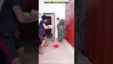 Funny prank try not to laugh ghillie suit troublemaker bushman chucky in real life bhoot #shorts