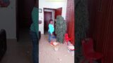 Funny prank try not to laugh ghillie suit troublemaker bushman chucky in real life bhoot #shorts