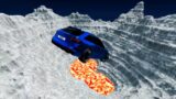 BeamNG.drive – Leap of Death Car Jumps & Falls Into Lava Pit #22