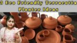 3 Easy Eco friendly Terracotta Planter Ideas for Garden  / DIY Planters #homedecor #diy #viral #how