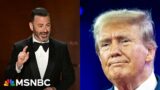 'Isn't it past your jail time?' Jimmy Kimmel hits back at Trump during Oscars