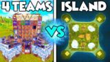 4 Teams BATTLE to CONQUER my ISLAND – Rust Island