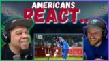 AMERICANS REACT TO TOP 10 BAT BROKEN DELIVERIES BY PACE BOWLERS || REAL FANS SPORTS