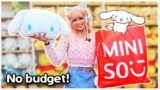 BUYING ONLY CINNAMOROLL AT MINISO! Shop with Me No Budget Challenge! #sanrio #miniso #shopping