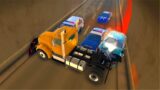 Beamng drive death truck police chase