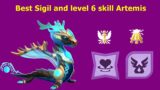 Best Sigil and level 6 skill Artemis Dragon-Dragon mania Legends | Fennec Dungeon week | DML