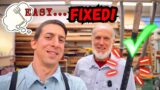 Broken Tool Handle? No Problem! How To Fix Broken Wooden Rake Hoe Shovel Pitchfork Spade Handle