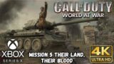 Call of Duty World at War Mission 5 Their Land, Their Blood | Xbox Series X|S | 4K (No Commentary)