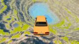 Cars vs Leap of Death Realistic Crashes BeamNG drive #119 | BeamNG