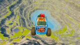 Cars vs Leap of Death Realistic Crashes BeamNG drive #134 | BeamNG