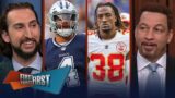 Chiefs trade Sneed, McCarthy 'best QB' in draft, Cowboys to let Dak walk? | NFL | FIRST THINGS FIRST