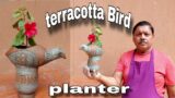 Clay Bird planter // terracotta Bird planter // mitti ka gamla