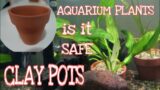 Clay Pots in Aquarium