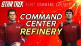 Command Center Refinery | How to play Star Trek Fleet Command | Outside Views STFC