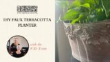 DIY Faux Terracotta Planter