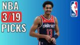 DRAFTKINGS NBA ANALYSIS (3/19) | DFS PICKS