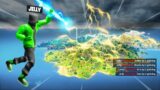 Defeating 100 Players Using ZEUS THUNDERBOLT! (Fortnite)