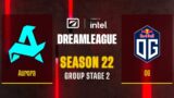Dota2 – Aurora vs OG – Game 2 – DreamLeague Season 22 – Group Stage 2