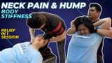 EASE from Neck Pain, Hump, and Body Stiffness – Patient's Reaction: 'REALLY HAPPY! after treatment
