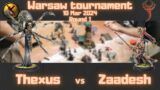 [EN] Mercenaries [Thexus] vs Skorne [Zaadesh] – 1 round of Warsaw March tournament