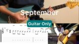 Earth, Wind & Fire – September (Guitar Only)(guitar cover with tabs & chords)