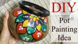 Easy Pot Painting | Pot Painting Idea | painting on terracotta pots