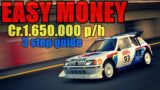 Easy and fun Money Method GT7 | New update 1.43 | GT7 Money Grind | Peugeot 205 T-16 build