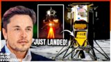 Elon Musk's SpaceX Intuitive Machine Lunar Lander Successful Landing!