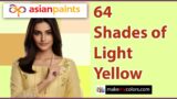 Embrace Warmth and Sunshine: 64 Light Yellow Shades by Asian Paints #asianpaints #interiordesign