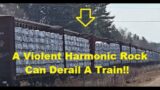 (FULL VIDEO) This Violent Harmonic Rock On This Train FREAKED Me Out! #trains #harmonicrocking