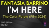 Fantasia Barrino – I'm Here (The Color Purple Film 2024) – Karaoke Instrumental