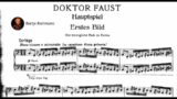 Ferruccio Busoni – Doktor Faust IV. Erstes Bild (1916-24)