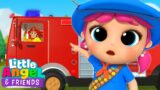 Firefighters To The Rescue | Little Angel And Friends Kid Songs