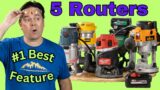 Five Routers Best Feature of Each Woodworking Tool, Top Router Features