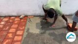 How to Lay Terracotta Ceramic Tiles on Roof | #tiles