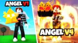 I Awakened Angel V4 With Only YELLOW Fruits (Blox Fruits)