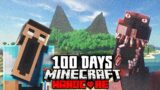 I Spent 100 Days on a Horror Island in Hardcore Minecraft